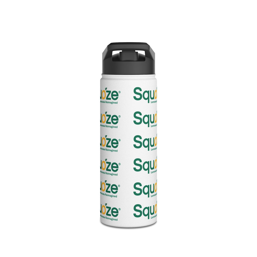 Stainless Steel SQUOZE Water Bottle, Standard Lid