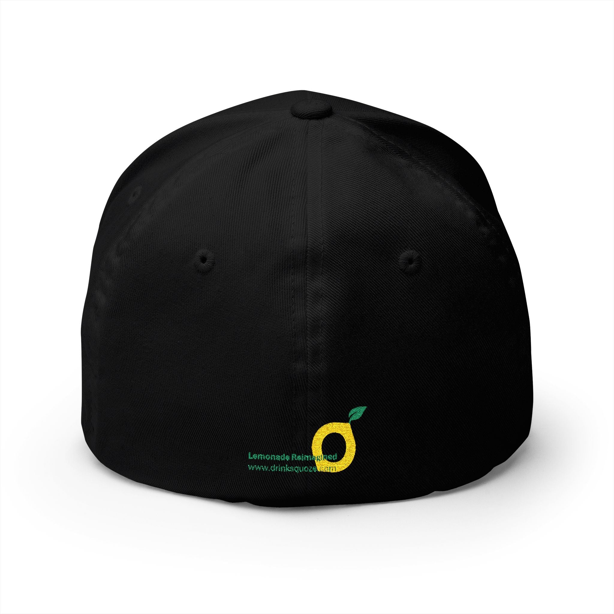 SQUOZE Embroidered Closed-Back Structured Cap