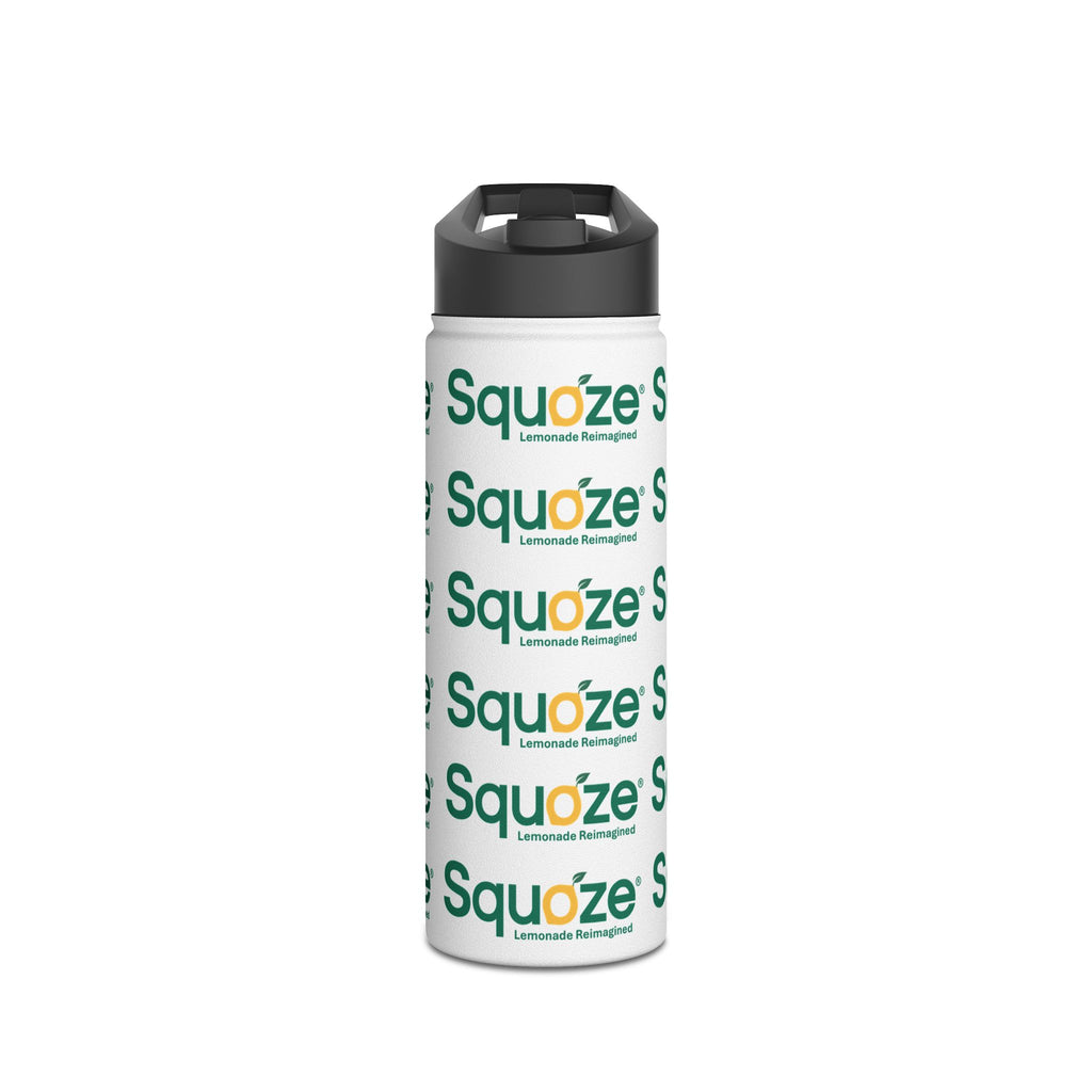 Stainless Steel SQUOZE Water Bottle, Standard Lid