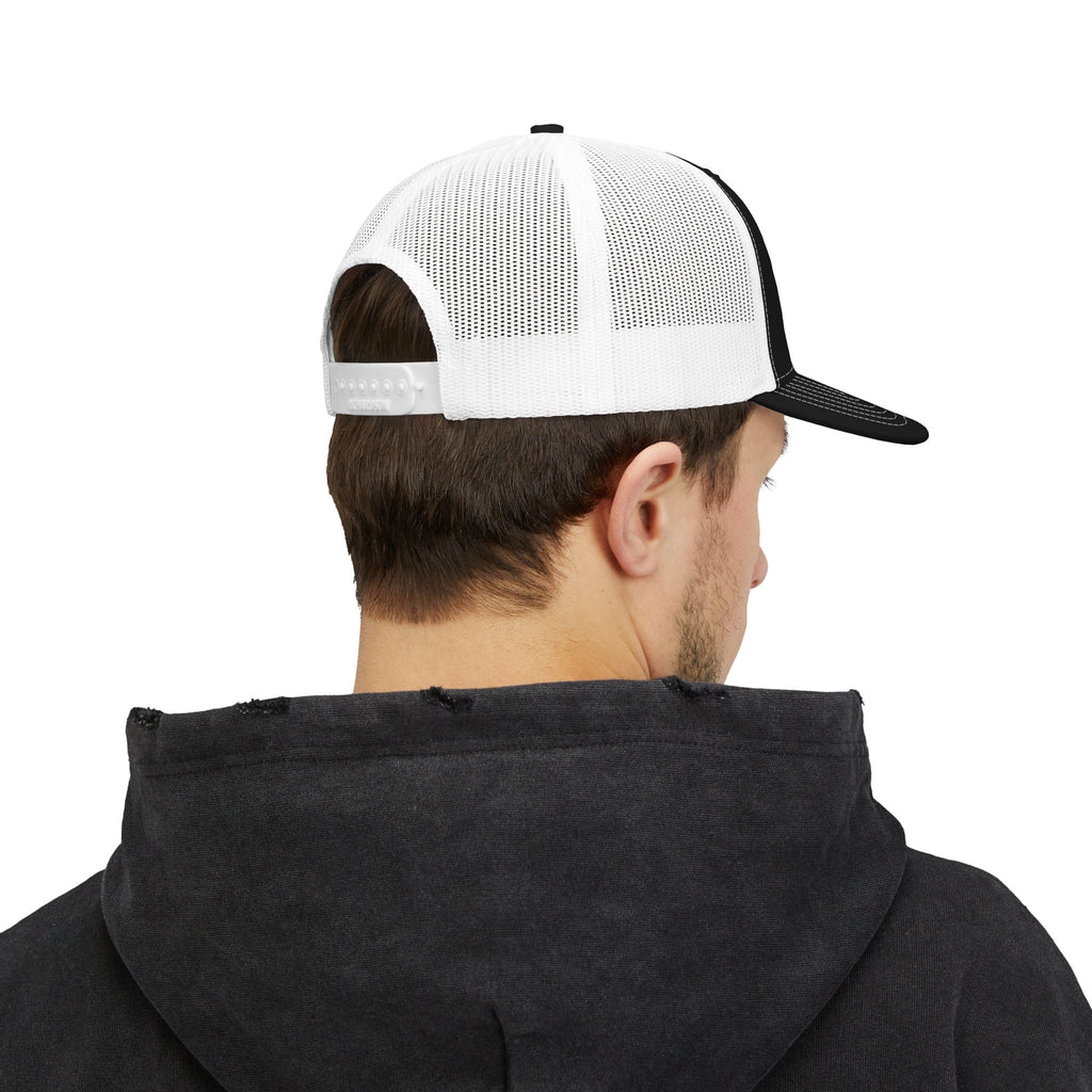 SQUOZE Embroidered Snapback Trucker Cap