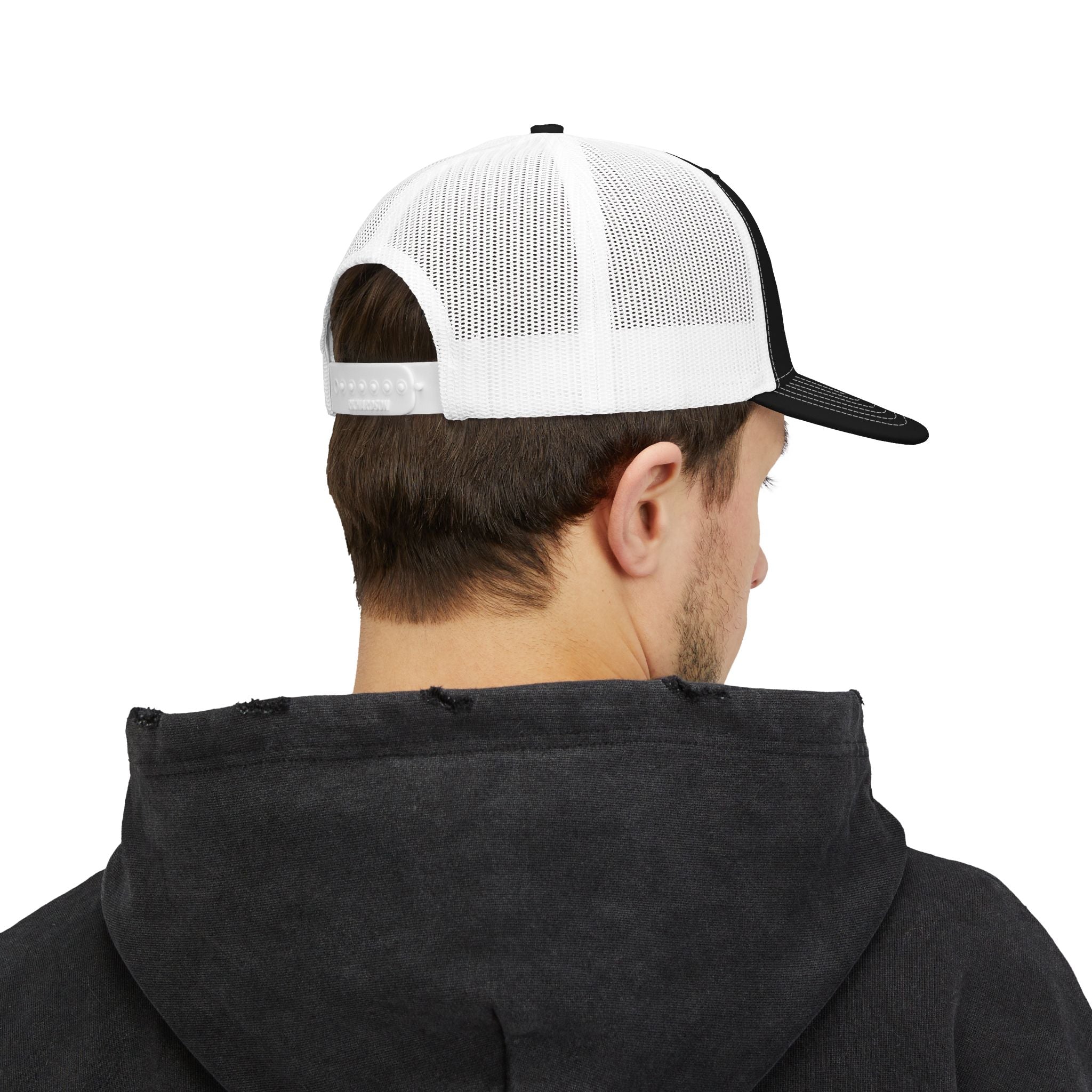 SQUOZE Embroidered Snapback Trucker Cap