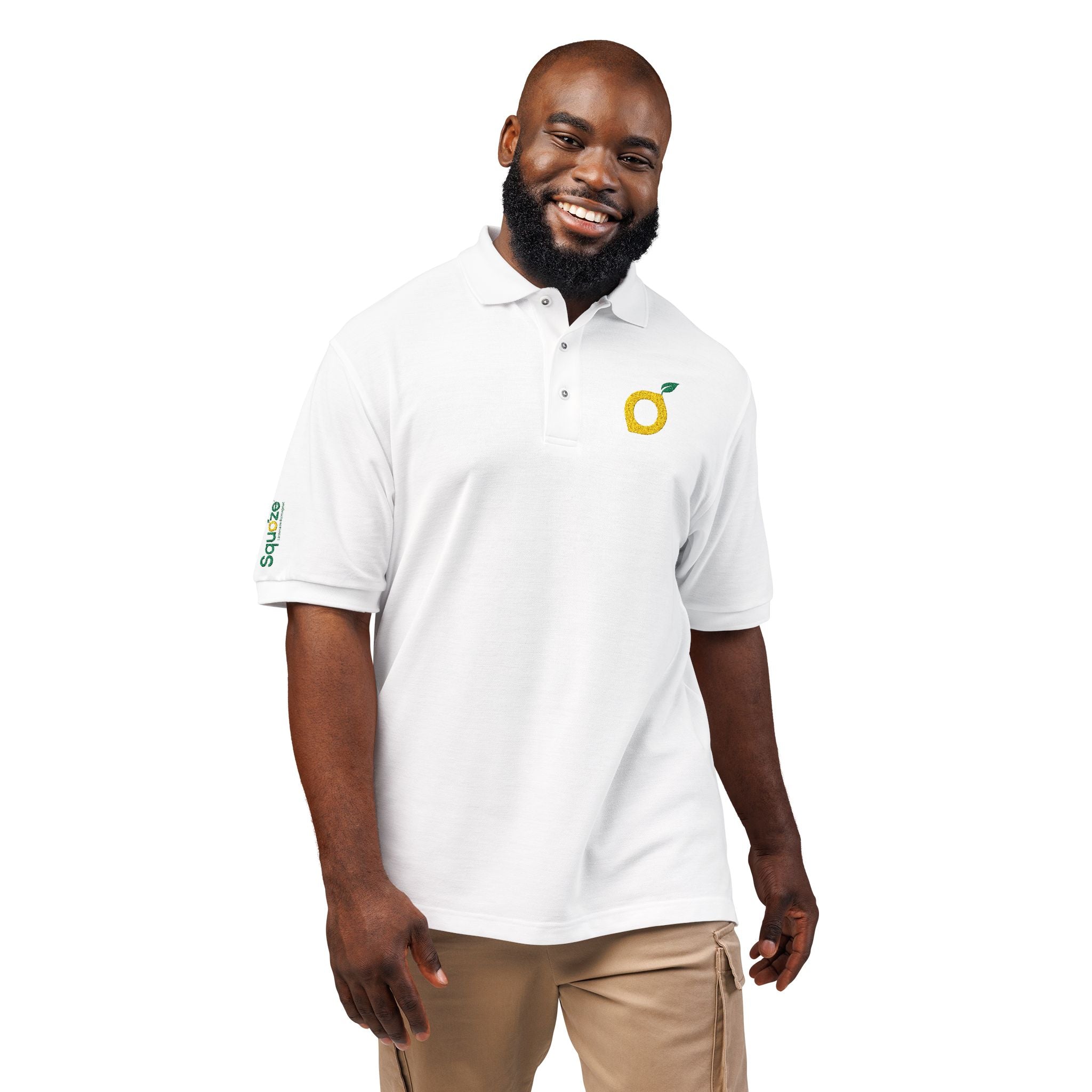 SQUOZE Embroidered Unisex Polo Shirt