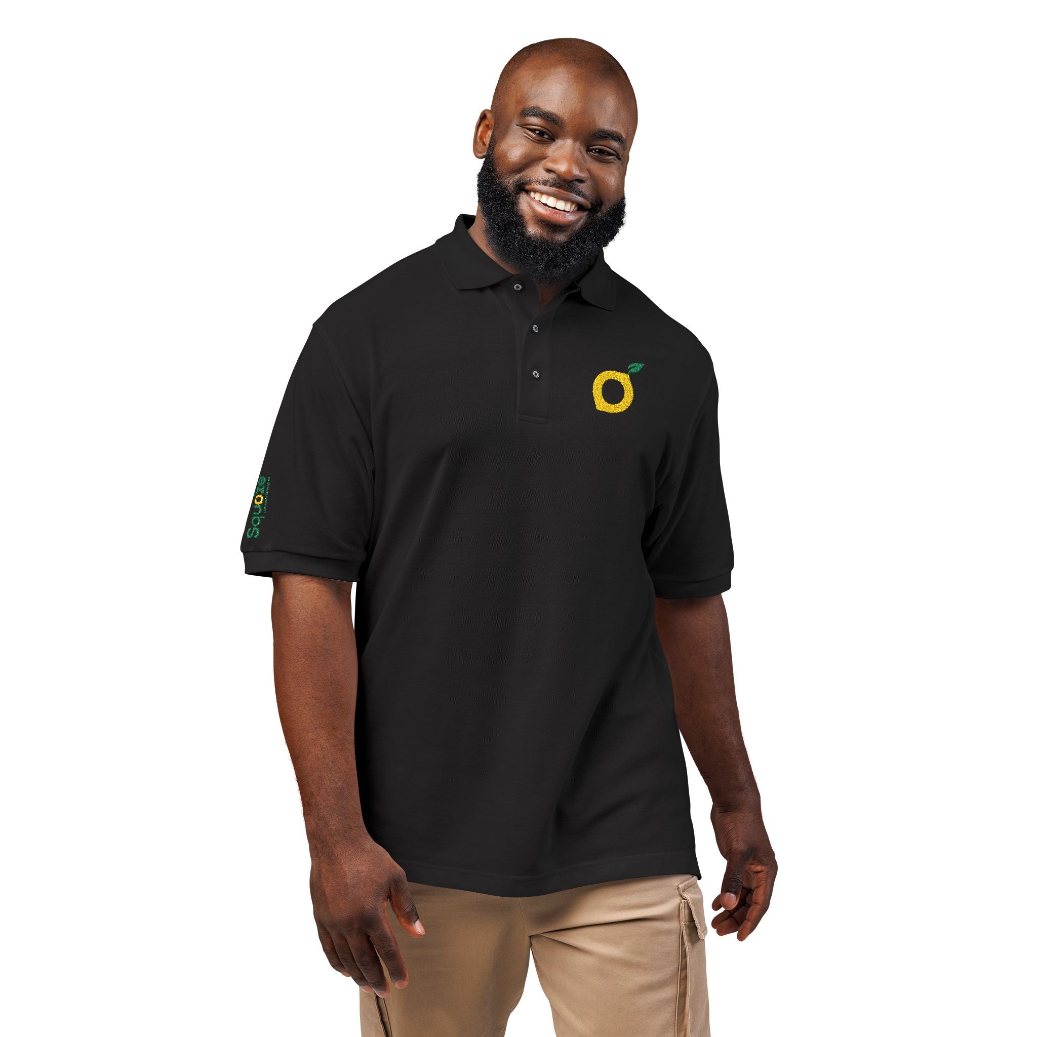 SQUOZE Embroidered Unisex Polo Shirt