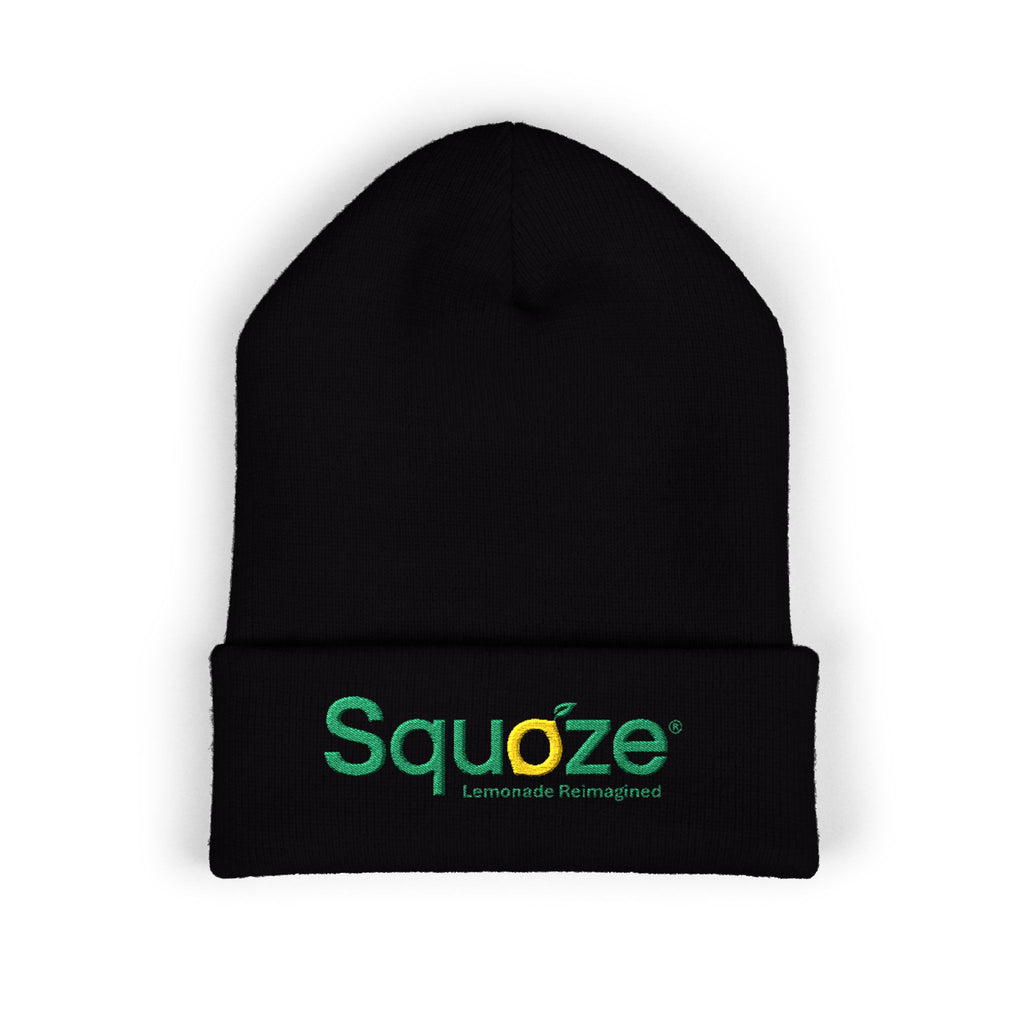 SQUOZE Embroidered Classic Cuffed Beanie
