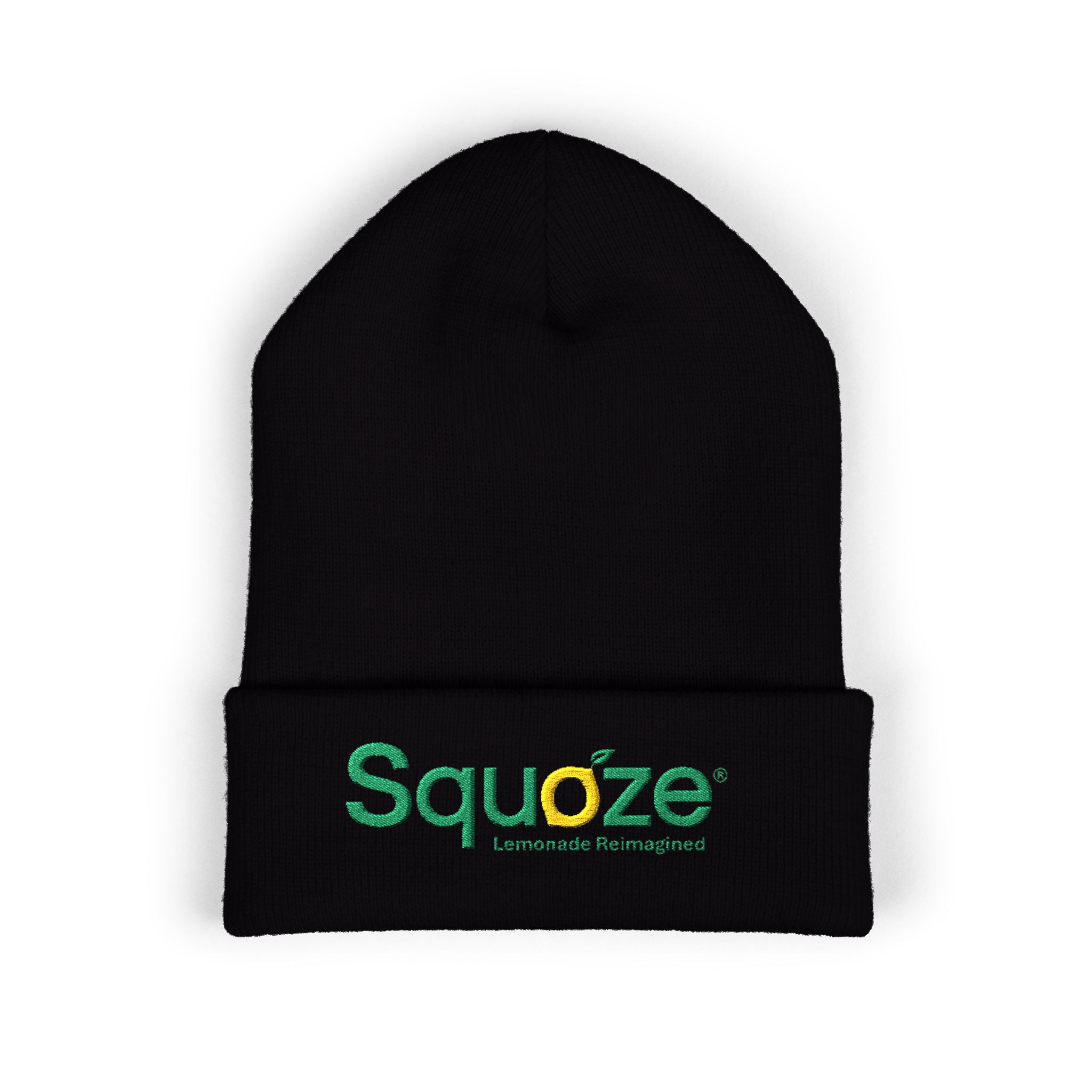 SQUOZE Embroidered Classic Cuffed Beanie