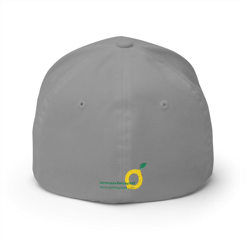 SQUOZE Embroidered Closed-Back Structured Cap