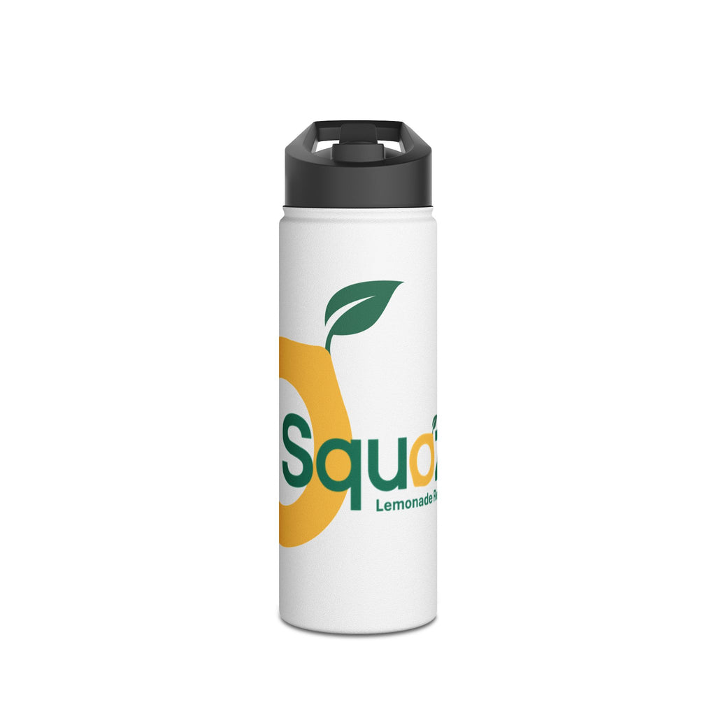 Stainless Steel SQUOZE Water Bottle, Standard Lid