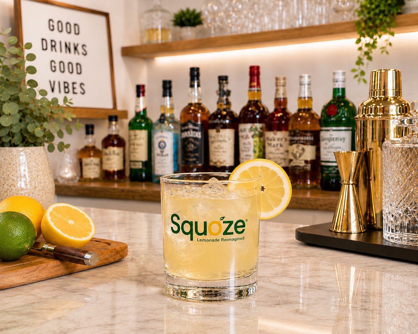 SQUOZE Rocks Glass, 10oz