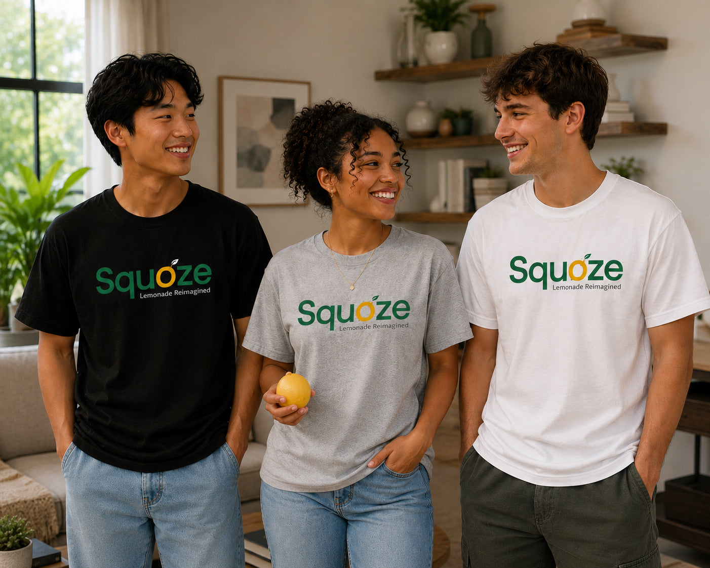 SQUOZE Unisex Oversized Boxy Tee
