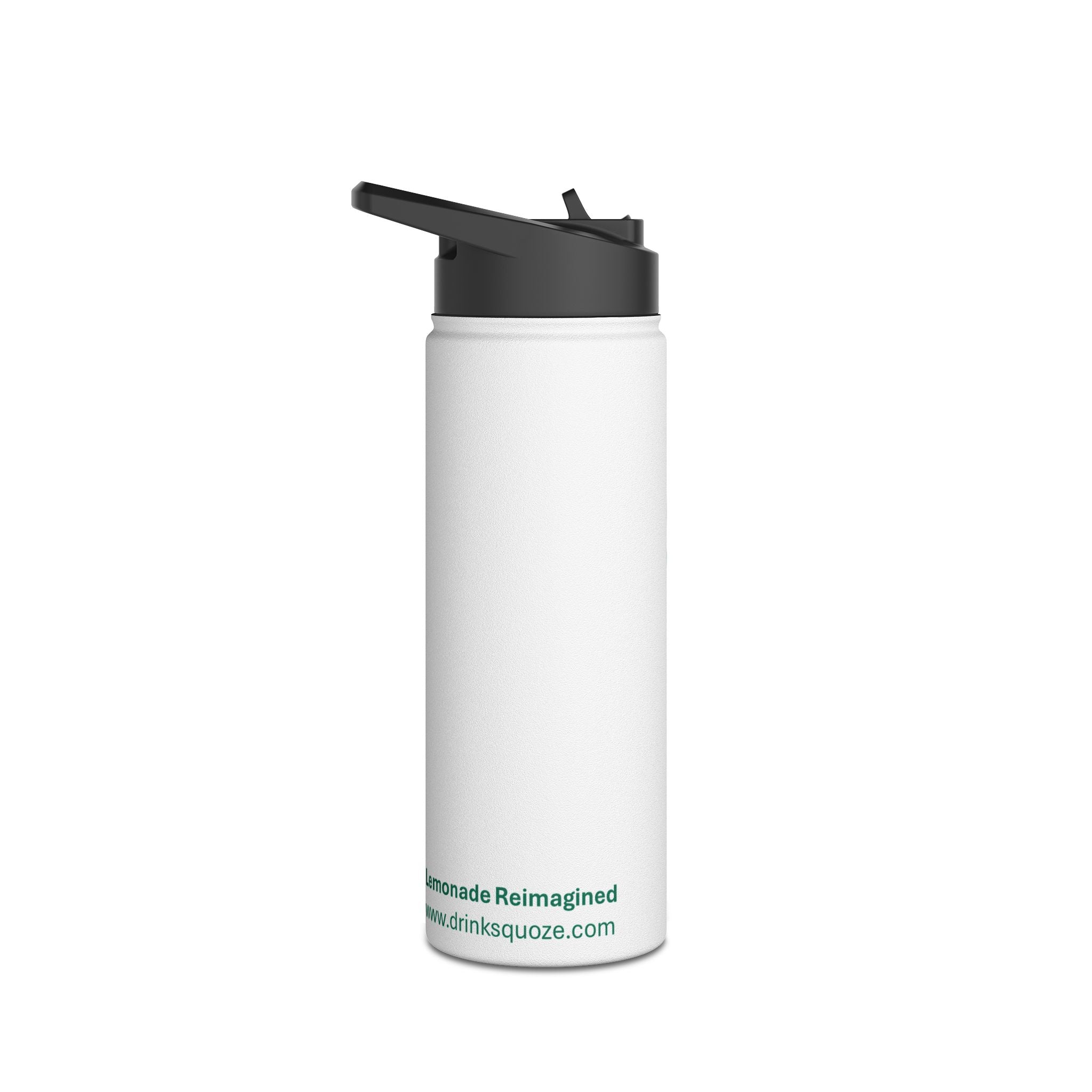 Stainless Steel SQUOZE Water Bottle, Standard Lid