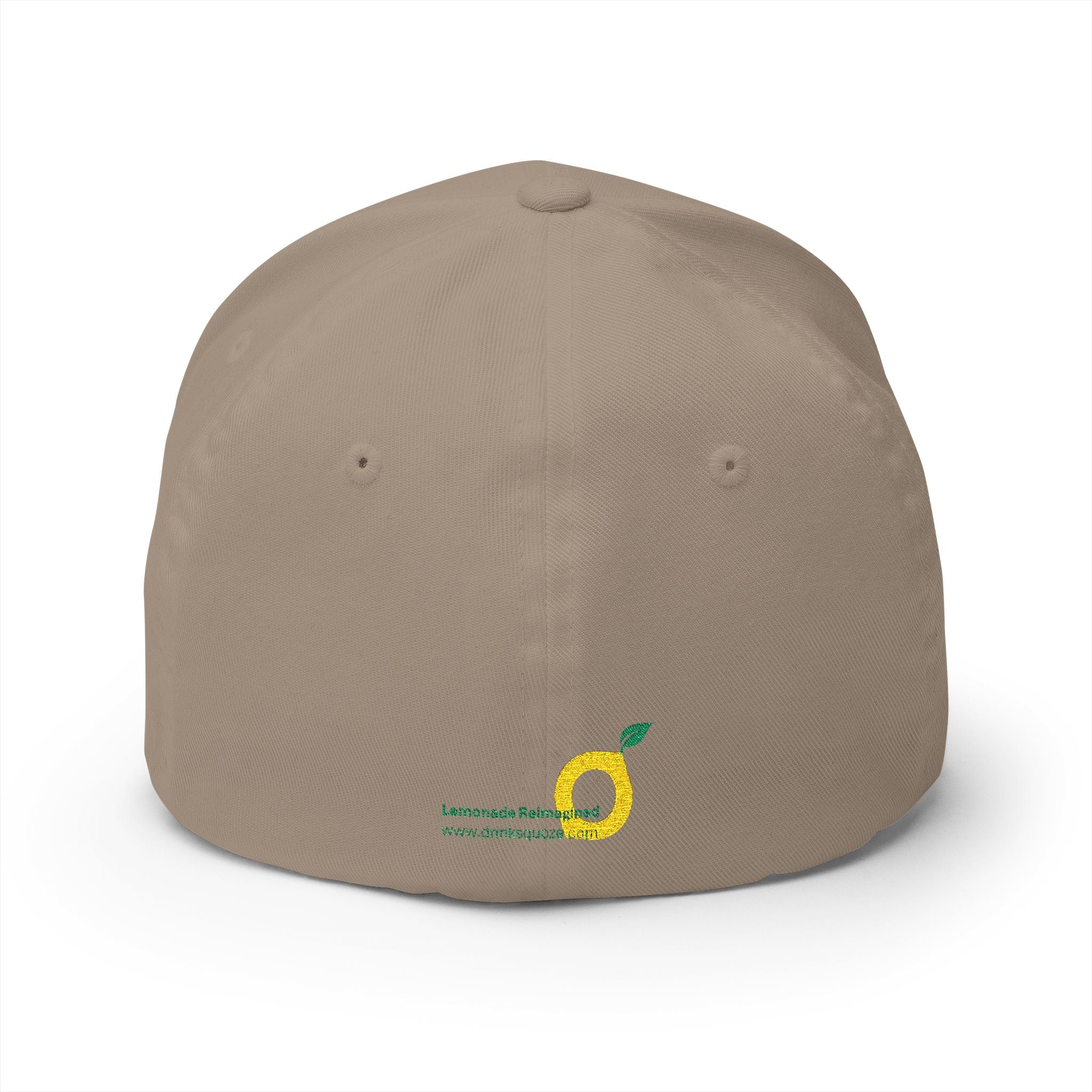 SQUOZE Embroidered Closed-Back Structured Cap