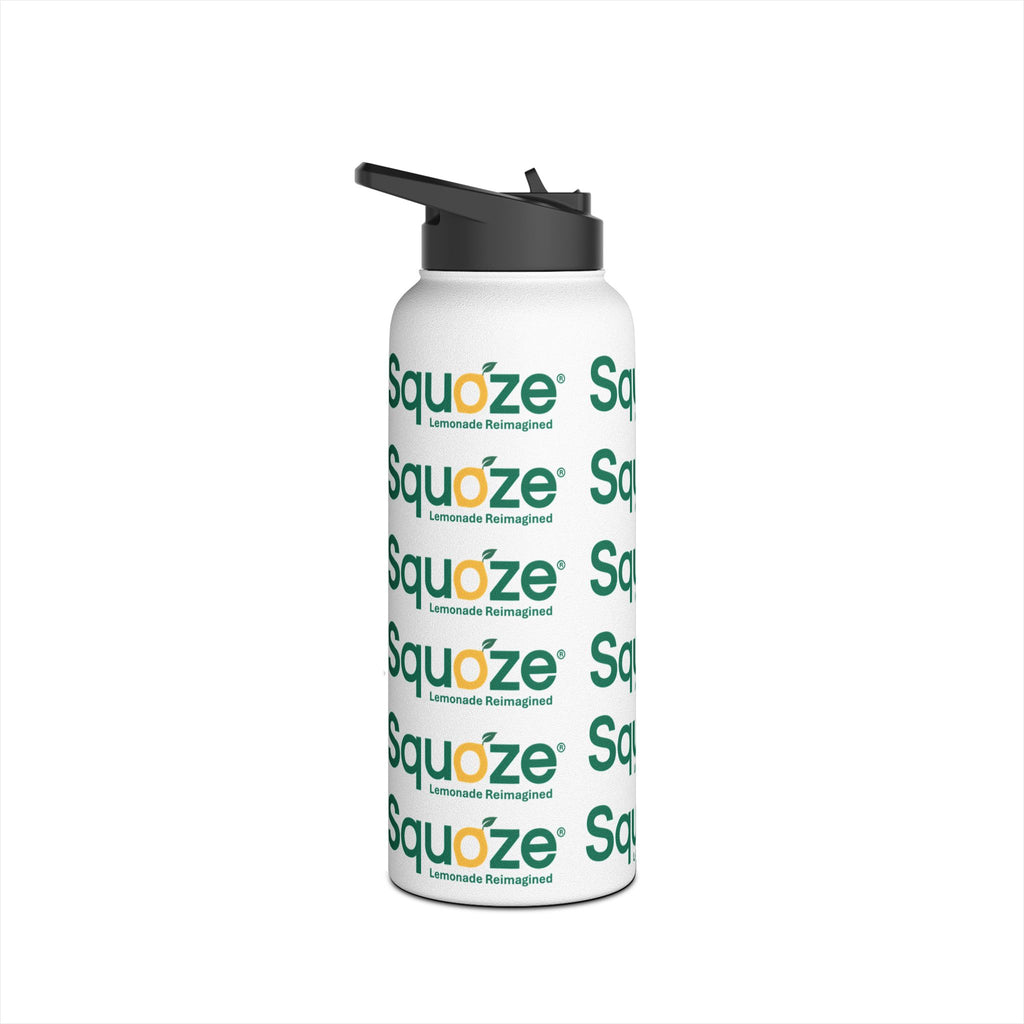 Stainless Steel SQUOZE Water Bottle, Standard Lid
